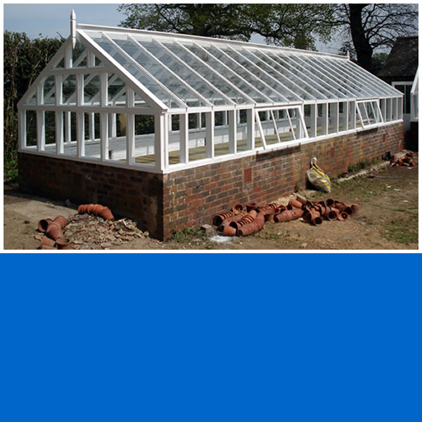 Photo of Softwood Timber Framed greenhouse in Ockley.